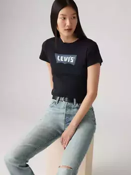 Спортивная футболка с графическим принтом Levi's, цвет Caviar - Black