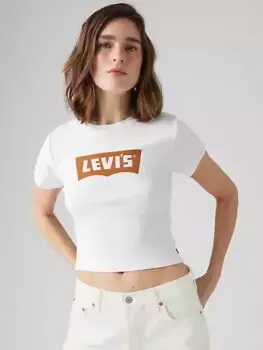 Спортивная футболка с графическим принтом Levi's, белый