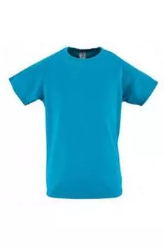 Спортивная футболка с коротким рукавом SOL'S, синий