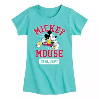 Спортивная футболка с рисунком Микки Мауса Disney для девочек 7–16 лет Licensed Character