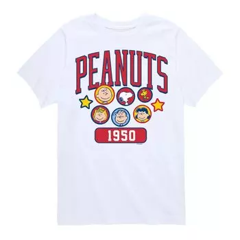 Спортивная футболка с рисунком Peanuts Crew для мальчиков 8–20 лет Licensed Character