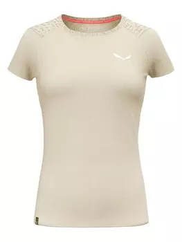 Спортивная футболка Salewa Funktionsshirt Pure Salamander, бежевый