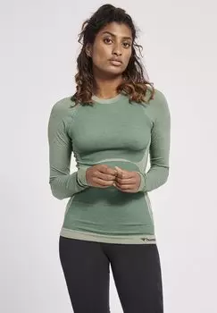 Спортивная футболка SEAMLESS TIGHT Hummel, цвет laurel wreath pad melange