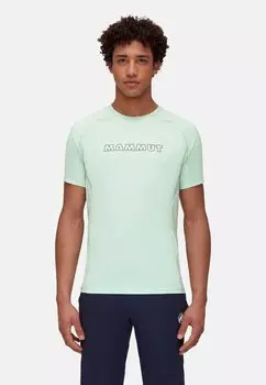 Спортивная футболка Selun Logo Mammut, цвет neo mint