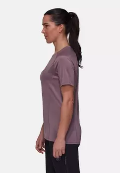 Спортивная футболка SELUN LOGO Mammut, фиолетовый