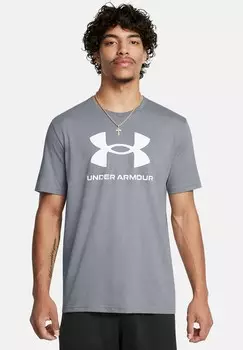 Спортивная футболка SHORT-SLEEVE GRAPH STYLE LOGO UPDATE Under Armour, серый