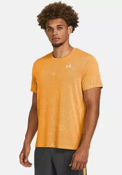 Спортивная футболка SHORT-SLEEVES LAUNCH SPLATTER Under Armour, цвет nova orange