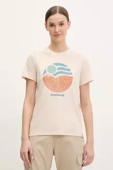 Спортивная футболка Smartwool, бежевый