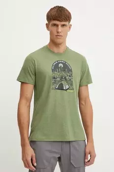 Спортивная футболка Smartwool Streets to Peaks, зеленый