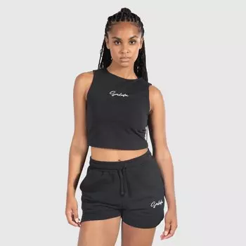 Спортивная футболка SMILODOX Crop Top Rosina, черный