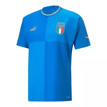 Спортивная футболка ss22 italy authentic home jersey 'blue' Puma, синий