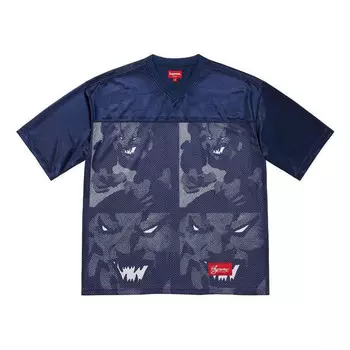 Спортивная футболка ss23 week9 ronin football jersey 'navy' Supreme, синий