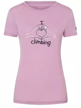 Спортивная футболка supernatural I LOVE CLIMBING, розовый