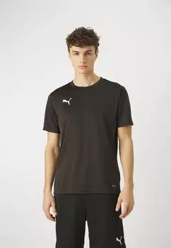 Спортивная футболка Teamgoal Puma, цвет puma black/puma white/flat dark gray