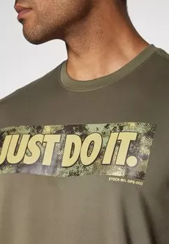 Спортивная футболка TEE CAMO Nike, оливковый