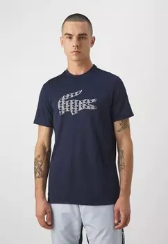 Спортивная футболка TEE Lacoste Sport, темно-синий
