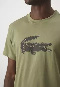 Спортивная футболка TEE TURTLE NECK Lacoste Sport, хаки