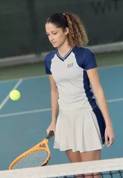 Спортивная футболка TENNIS PRO FREESTYLE TEE EA7 Emporio Armani, бежевый