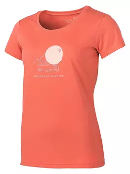 Спортивная футболка TERNUA Funktionsshirt Logna 30, коралловый