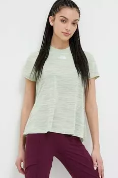 Спортивная футболка The North Face, зеленый