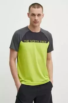Спортивная футболка The North Face, зеленый