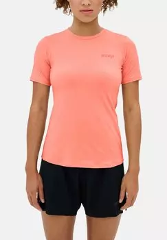Спортивная футболка THE RUN SHIRT SHORT SLEEVE WOMEN CEP, цвет coral