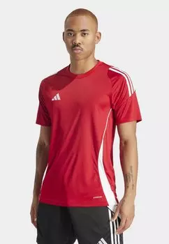 Спортивная футболка TIRO24 adidas Performance, цвет team power red 2white