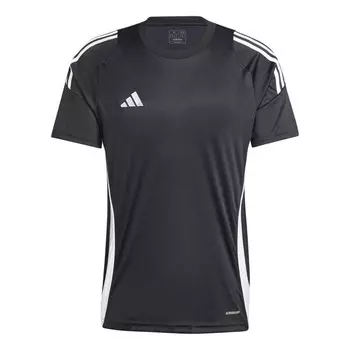 Спортивная футболка tiro 24 jersey asia sizing 'black' Adidas, черный