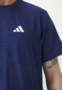 Спортивная футболка Train Essentials Stretch adidas Performance, темно-синий