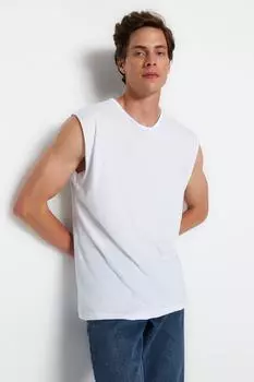 Спортивная футболка TRENDYOL MAN, белый