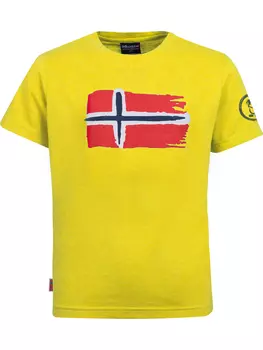 Спортивная футболка Trollkids Funktionsshirt Oslo, желтый