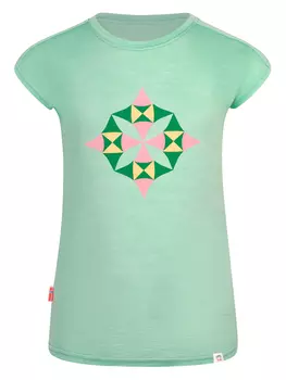 Спортивная футболка Trollkids Funktionsshirt Senja, зеленый