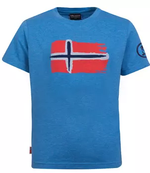 Спортивная футболка Trollkids Oslo, цвет Mittelblau