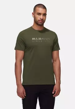 Спортивная футболка TROVAT LOGO Mammut, зеленый