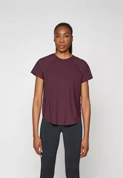 Спортивная футболка ULTIMATE TEE Athleta, цвет spiced cabernet