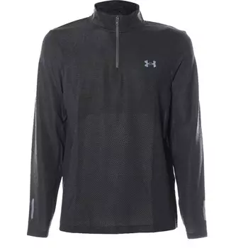 Спортивная футболка Under Armour Stride Seamless half zip, серый