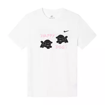 Спортивная футболка унисекс белая Nike, белый