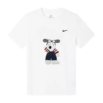 Спортивная футболка унисекс белая Nike, белый