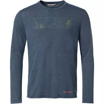 Спортивная футболка VAUDE Performance Rosemoor III, цвет mottled blue