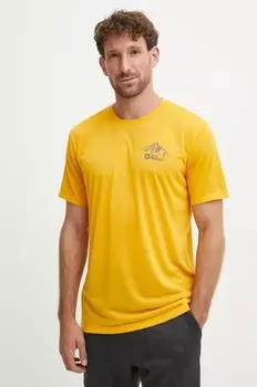 Спортивная футболка «Воннан» Jack Wolfskin, оранжевый