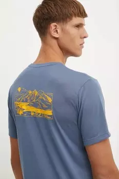 Спортивная футболка «Воннан» Jack Wolfskin, синий