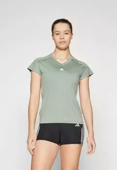 Спортивная футболка WE adidas Performance, зеленый