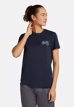 Спортивная футболка WEIGHT TECH LITE ADVENTURE RID icebreaker, темно-синий