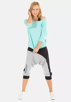 Спортивная футболка Winshape с длинным рукавом свободного кроя, мятный