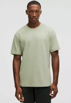 Спортивная футболка ZEROED IN SHORT SLEEVE lululemon, зеленый