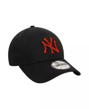 Спортивная хлопковая кепка с козырьком New Era, черный