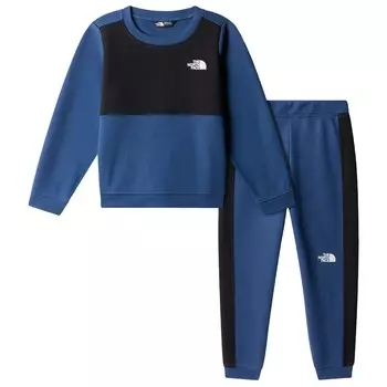 Спортивная и тренировочная куртка The North Face Kid's TNF Tech Crew Set, цвет Shady Blue