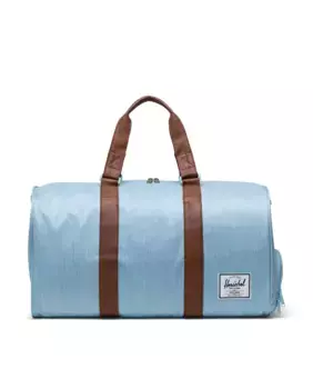 Спортивная или дорожная сумка унисекс объемом 42 л из светло-голубой ткани Herschel, синий