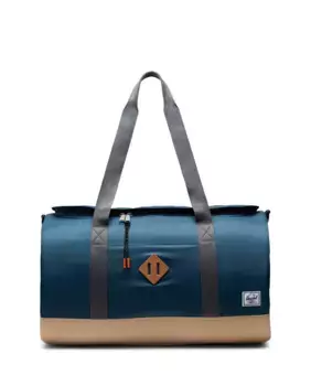 Спортивная или дорожная сумка унисекс объемом 36 л из переработанной ткани синего и серого цветов Herschel, цвет Verde Agua