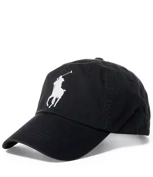 Спортивная кепка из твила Polo Ralph Lauren Big Pony, черный